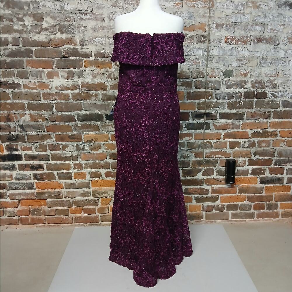 Xscape Formal Evening Gown Sz 16W Mother of Bride Wedding Cocktail Party Dress - Picture 9 of 15